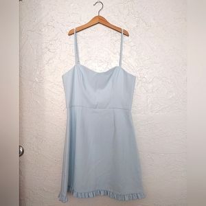 NWT French Connection Light Blue Mini Dress Size 8